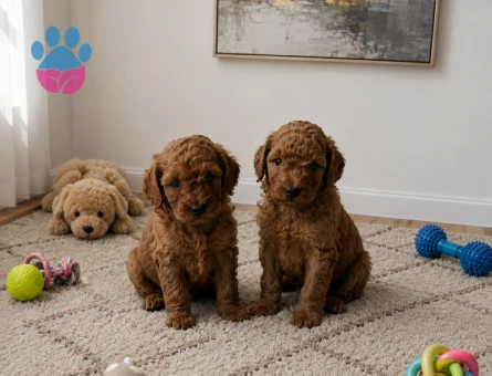Kore kan poodle yavrular