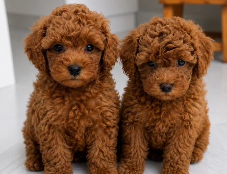 Toy Poodle Kardeşler | Sevimli, Sağlıklı ve Yeni Ailelerini Bekliyor - 6086