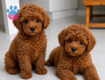 Toy Poodle Kardeşler | Sevimli, Sağlıklı ve Yeni Ailelerini Bekliyor