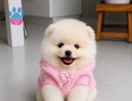 Sevimliliğiyle Dikkat Çeken Pomeranian Boo Yavrusu - 6090