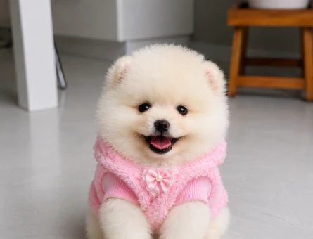 Sevimliliğiyle Dikkat Çeken Pomeranian Boo Yavrusu - 6090