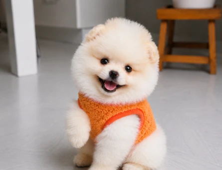 Oyuncu ve Sevecen Pomeranian Boo Yavrusu - 6091