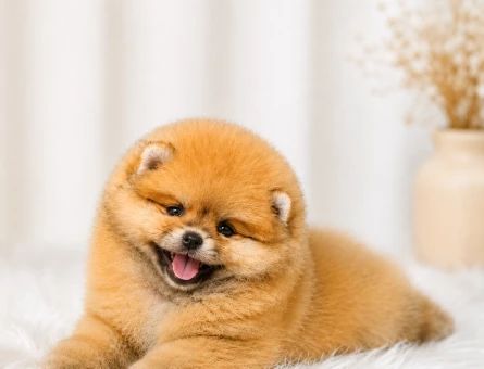 Ayıcık surat garantili pomeranian boo bebekler - 6100