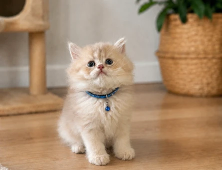 Karamelli British Longhair Erkek 2 Aylık - 4919