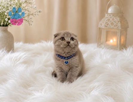 Scottish Fold Lilac Erkek 2 Aylık - 4512