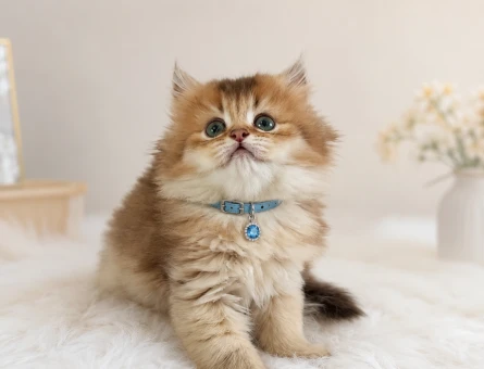 British Longhair Golden Ny12 Erkek Yavrumuz - 5151