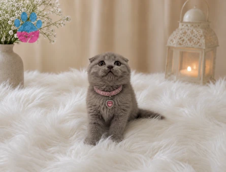 Scottish Fold Mocha Lilac Rengi Yavrumuz - 4594