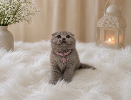Scottish Fold Mocha Lilac Rengi Yavrumuz - 4594