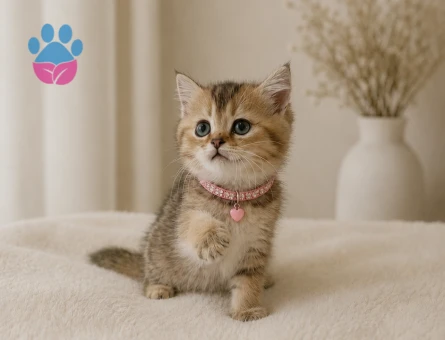 British Shorthair Golden Chinchilla Dişi