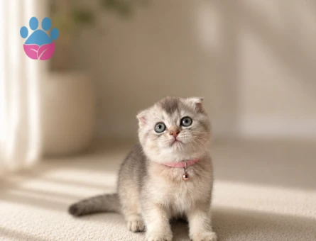 Scottish Fold Silver Tabby Dişi - 5225