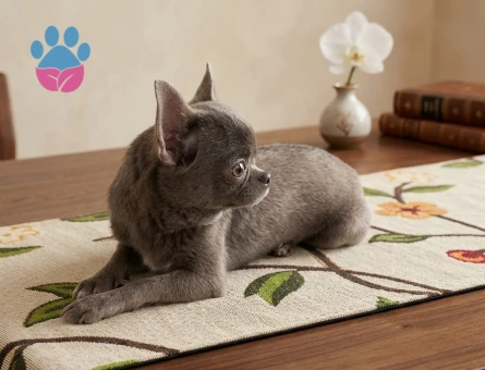 ÖZEL LİLA RENK 13 AYLIK DİŞİ CHİHUAHUA - 5465