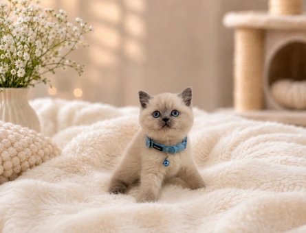 British Shorthair Mavi Boncuk Erkek Yavrumuz - 4750