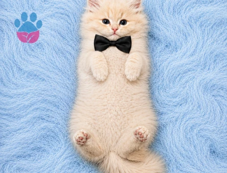 3 Aylık Ragdoll & British Longhair Golden Melez